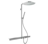 Axor ShowerSolutions - Conjunto de ducha Showerpipe 800 con termostato mural, cromo 27984000