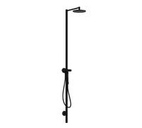 Axor Starck - Conjunto de ducha con grifo, diámetro 24, 1 chorro, negro mate 12670670