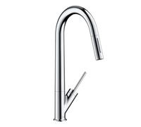Axor Starck - Grifo monomando de fregadero, cromo 10821000