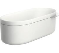 AXOR Suite B&B, bañera blanca con detalles cromados, modelo 42005000