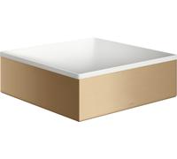 Mesa de lavabo AXOR Suite para encimera, lavabos y bañeras, 285x285 mm, acabado en bronce cepillado