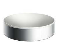 Axor Suite lavabo 40x40 cm circular sobre encimera blanco-plata mate 42001000