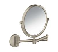 Axor Universal Circular - Espejo de pared cosmético, níquel cepillado 42849820
