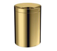 Axor Universal Circular - Papelera de 5 l, aspecto pulido de oro 42872990