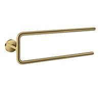 Axor Universal Circular - Toallero doble, aspecto dorado pulido 42822990