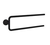 Axor Universal Circular - Toallero doble, longitud 49 cm, negro 42822670