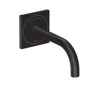 Axor Uno - Grifo electrónico de lavabo para instalación empotrada, alimentación 230 V, negro mate 38119670