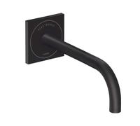 Axor Uno - Grifo electrónico de lavabo para instalación empotrada, alimentación 230 V, negro mate 38120670