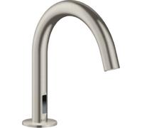 Mezclador electrónico de lavabo hansgrohe AXOR Uno, proyección 147mm, 38010800, Color: Óptica de acero inoxidable