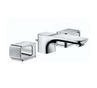 Axor Urquiola - Grifo de lavabo, con desagüe, montaje de 3 orificios, cromo 11041000