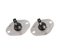 Axorafow Interruptor de límite de horno, paquete de 2 portadores, interruptor de despliegue de llama de reinicio manual L250-25F, reemplazo de corte de seguridad de alta temperatura HH18HA452