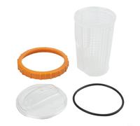 Axorafow Kit de repuesto de bomba de filtro de arena: tapa P07019, cesta P6562, tuerca P07018, junta 58486 58497 58499 piscina, ABS + piezas de goma
