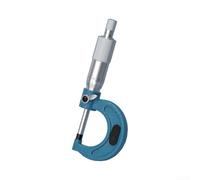 Axorafow Micrómetro exterior 0-25mm 0.01mm, punta de aleación mecánica con trinquete Stop & Lock, escala grabada Herramienta de taller de ingeniería de metalurgia (A)