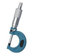 Axorafow Micrómetro exterior 0-25mm 0.01mm, punta de aleación mecánica con trinquete Stop & Lock, herramienta de taller de ingeniería de metalurgia a escala grabada (B)