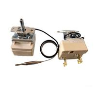 Axorafow Termostato capilar Interruptor de control de temperatura 250v 16-25a Personalizable de 45 a 150c Controlador de horno con calentador de caldera de contacto 1nc Equipo de calefacción