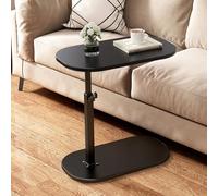 AYES Mesa auxiliar elevadora giratoria de 360° en forma de C, mesa auxiliar de TV, mesa auxiliar estrecha para laptop, escritorio para sala de estar, dormitorio, mesita de noche, sofá de lactancia,
