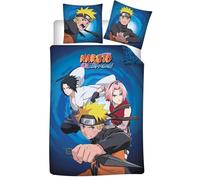 Aymax! Funda nórdica Naruto Algodón 140x200 cm para cama de 90 cm