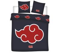 Aymax Parure de Lit Naruto Doble, 2 Plazas, Funda de Edredón 240x220 cm + 2 Fundas de Almohada 65x65 cm, Polialgodón