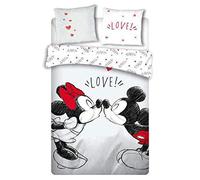 AYMAX S.P.R.L., Funda nordica Love Mickey and Minnie Disney Cama, 240 x 220 cm