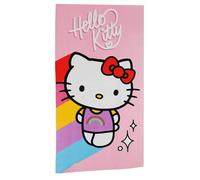 Aymax! Toalla de playa Hello Kitty 70 x 140 cm microfibra para niños y niñas