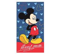 Aymax Toalla de playa para niños, toalla de playa, toalla de ducha, toalla de baño, 70 x 140 cm, microfibra para niños y niñas (Mickey)