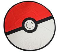 Aymax, Toalla de playa redonda Pokémon Pokemon Pokeball - Ø 130 cm - 100% poliéster - Licencia oficial