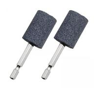 Aymzbd 2 Piezas Broca Afiladora de Vástago Hexagonal Juego de Esmerilado Cabezal de Amolado Accesorio Diamantado para Afilar Y Grabar Corindón Marrón Resiste, 4 piezas