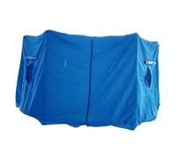 Aymzbd Carpa Tienda Accesorio Cubierta Oxford Protección Solar Impermeable Ventanas Puerta con Cremallera Adecuada para Niños Juego Fiesta Picnic J, Azul 14FT 6 Polos