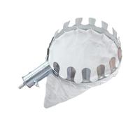 Aymzbd Cesta Recogedora de Frutas Accesoria Herramienta de Mano Portátil Cojín Protector Estructura de Hierro Utilizada para Huertos