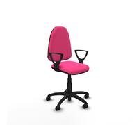 Aýna cp similpiel rosa brazos fijos base poliamida ruedas nailon 50mm