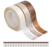 Aysatogc 3 rollos de cinta opaca LED tira cubierta atenuación luz atenuación cinta adhesiva para tira LED TV retroiluminación cocina dormitorio decoración
