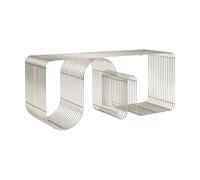 AYTM Banqueta Curva 100 cm Plata