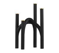 AYTM Candelabro Angui 34 cm negro-oro