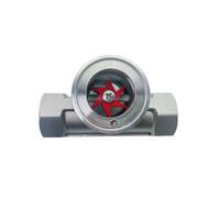 AYYSSM Visor indicador de Flujo de Agua BSP de Acero Inoxidable 304 con Impulsor de plástico (Size : 3/4")