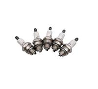 AYZLGAA For Motosierra De Gas Y Desbrozadora Motosierra Gasolina | Motosierras 1/2/5 piezas L7t bujía repuestos de calidad blanco rojo(5PCS-white)