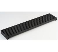 AZERODESIGN- Rejilla Horno- Rejilla Ventilacion- Rejilla ventilacion horno- Rejilla ventilacion frigorífico- Color Negro- 8 Lamas de Aluminio de 90 cm- Altura 12 cm