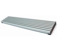 AZERODESIGN- Rejilla Horno- Rejilla Ventilacion- Rejilla ventilacion horno- Rejilla ventilacion frigorífico- Color Inox- 8 Lamas de Aluminio de 90 cm- Altura 12 cm