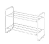 AZHKJKZH Mueble Organizador De Almacenamiento Estante Zapatos 2 Niveles Simple, Independiente Organizador Calzado(White)