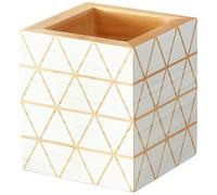 AZHKJKZH Suministros Oficina Portalápices Creativo Triangular Geométrico, De Madera Multifunción, Papelería, Escritorio, Contenedor Ordenado, Suministros Oficina Accesorios Escritorio