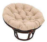 AZMAHT CojíN Redonda De Silla Colgante, CojíN De Silla De Columpio Al Aire Libre, For Double Padded Seat Cushion For Rattan Swwing Wicker Egg Chair - Hammock Pad Mat,Caqui,80×08