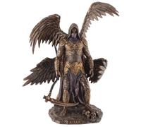 Azrael, el arcángel de la muerte, de piedra artificial, color bronce, de la colección Veronese, 708-78385