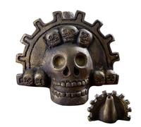 Azteca | Muerte azteca con forma de calavera, la muerte más fuerte con
