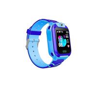 (Azul) Q12B Llamada telefónica SOS LBS Reloj despertador de posicionamiento Pulsera de reloj inteligente