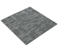Azulejo de alfombra Gris Roca 50 x 50 cm 20 pcs PP y Betún