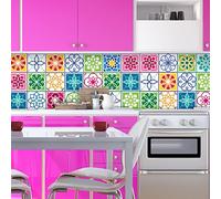 Azulejos adhesivos, multicolor, col-RV-0359_20x20cm