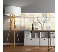 Azulejos adhesivos, multicolor, col-tiles-ROS-B013_20x20cm