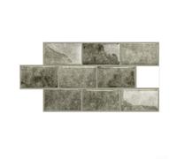 Azulejos impermeables para pared de cocina, resistentes al calor, adhesivos de baño, fáciles de despegar y aplicar, no se necesitan morteros, estilo moderno, 6 x 12 pulgadas, opciones multicolor