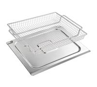 B-AFO-002G-1 - Bandeja de repuesto para freidora de aire PowerXL, bandeja de acero inoxidable 304 Power XL, bandeja de goteo para horno tostador, accesorios para sartenes crujientes