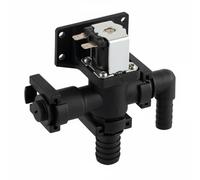 B Baosity Válvula Electromagnética Unidad de Control de Entrada para Inodoro Solenoide Actuador Metálico Conexiones con Soporte con Tornillos Plástico y Metal, 24V