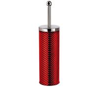 B BERLINGER HAUS BERLINGERHAUS PROFESSIONAL PRECISION Burgundy Escobilla de Baño 40 cm, Acero Inoxidable, Cepillo Inodoro Antisalpicaduras, Portaescobillas sin Taladros Portátil, Metallic Rojo